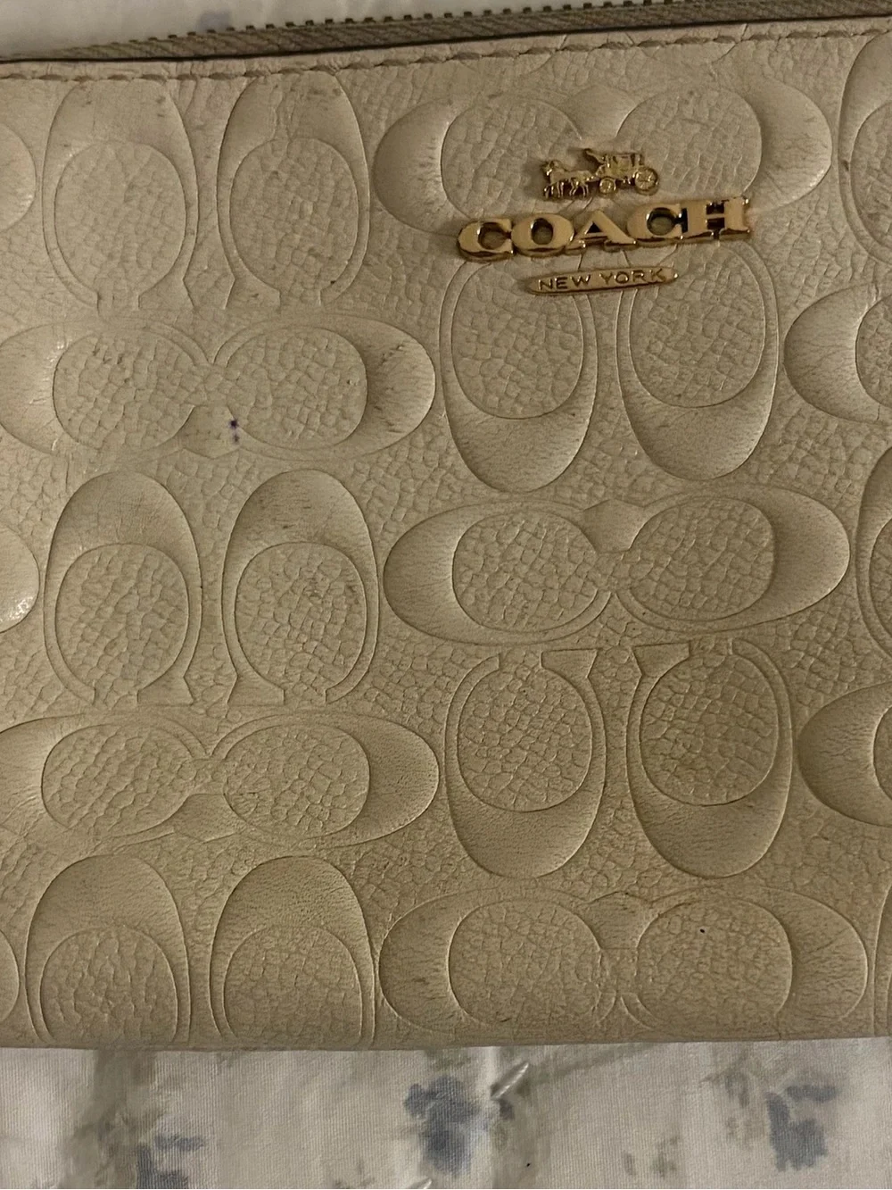 Coach wristlet signature